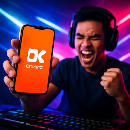 DK444 APK ডাউনলোড বোতামে ট্যাপ করা ফোন
